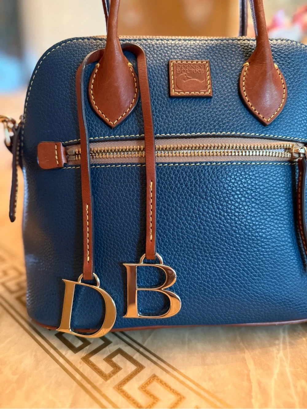 Dooney & Bourke Pebble Grain Domed Satchel
